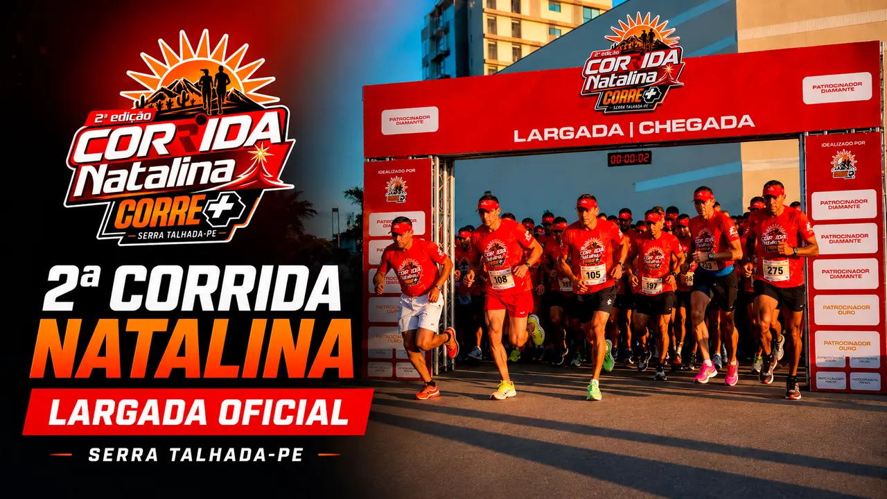 Capa do vídeo da 2ª Edição da Corrida Natalina